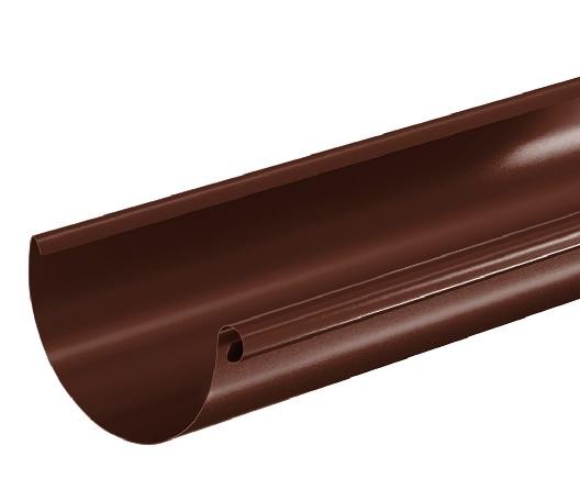 Водосток Aquasistem, система 125x90 - Водосточный желоб 3.00м RAL 8017 Коричневый купить в Боровичах