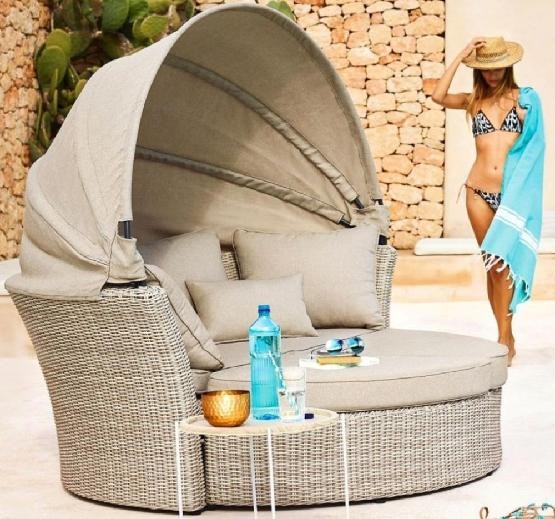 Диван-Трансформер AFINA плетеный из иск. ротанга AFM-325 Beige купить в Боровичах