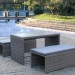 Диван-Трансформер AFINA плетеный из иск. ротанга S330G-W78 Grey купить в Боровичах
