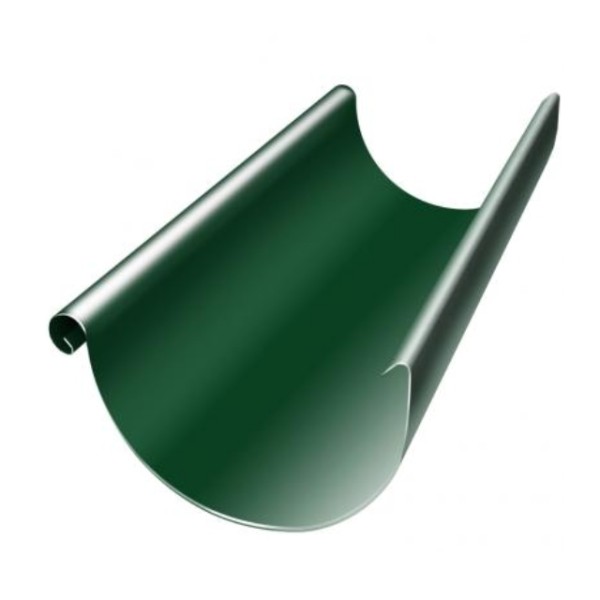 Водосток Grand Line 125x90 – Желоб 3м RAL 6005 купить в Боровичах