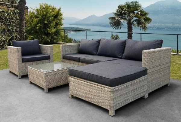 Комплект мебели AFINA плетеной из иск. ротанга YR821G Grey/Grey купить в Боровичах