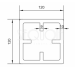 Столб SEQUOIA Evolution 3D WOOD BROWN купить в Боровичах