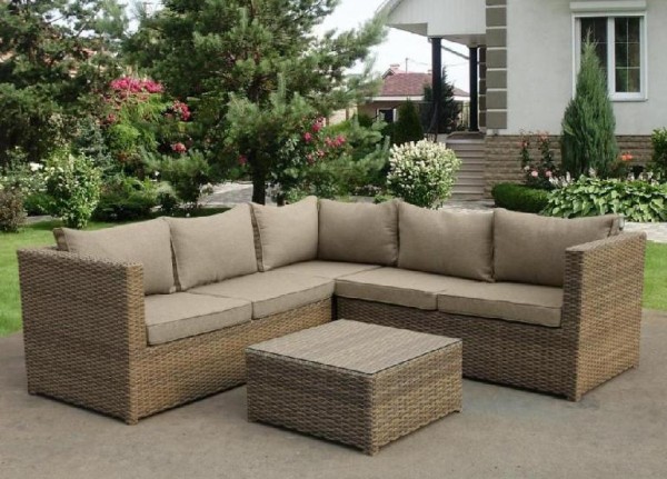Комплект мебели AFINA плетеной из иск. ротанга YR825B Beige купить в Боровичах