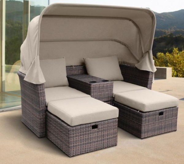 Комплект мебели AFINA плетеной из иск. ротанга AFM-330B Brown купить в Боровичах