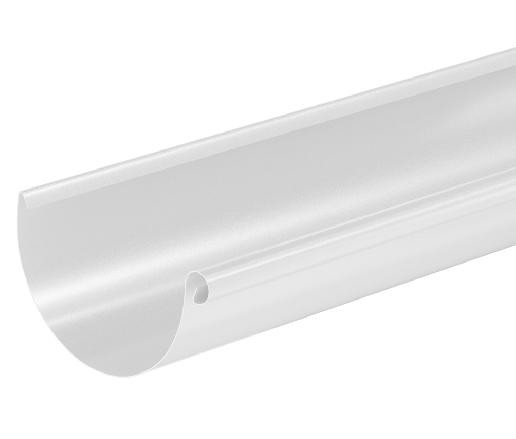 Водосток Aquasistem, система 125x90 - Водосточный желоб 3.00м RAL 9003 Белый купить в Боровичах