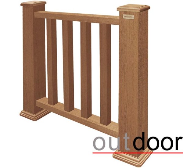 Ограждение из ДПК Outdoor Классик 3D STORM дуб купить в Боровичах