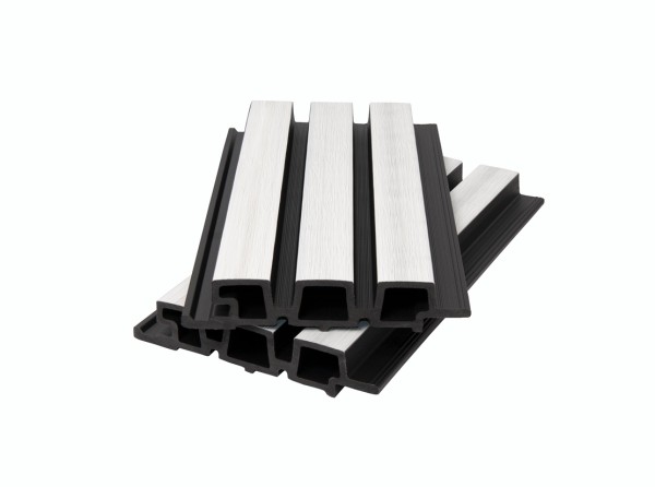 Фасадная панель брусковая двухцветная co-extrusion, white купить в Боровичах