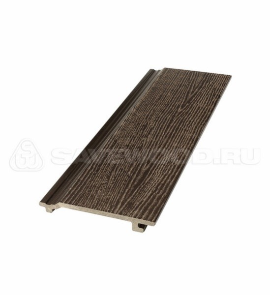 Сайдинг из дпк savewood sw-sorbus радиальный распил темно-коричневый купить в Боровичах