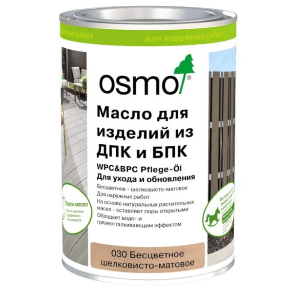 Масло для ДПК (OSMO) Бесцветное купить в Боровичах