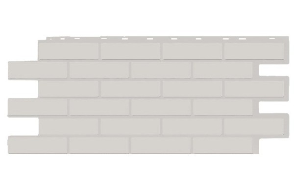 Фасадная панель T-Siding Кирпич Модерн Эко Уайт купить в Боровичах